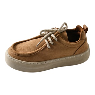 【公司单~反绒鞋面+防滑耐磨】秋冬季男士时尚百搭低帮系带休闲鞋