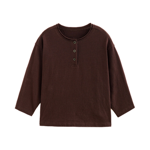 砚台家童装儿童纯棉长袖T恤薄款春装衣服宝宝韩系上衣男童体恤