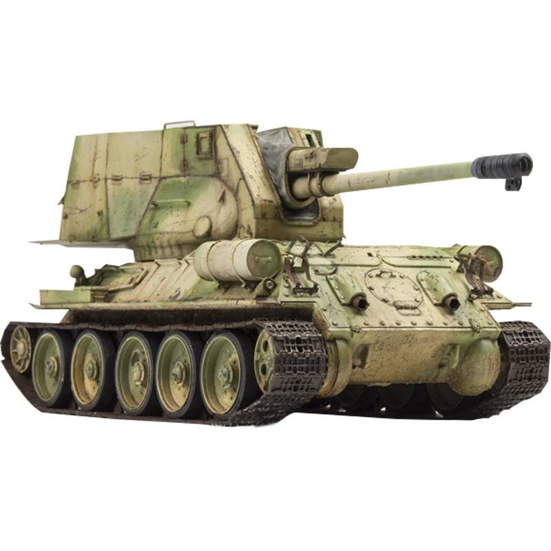 麦田T-34-122拼装模型
