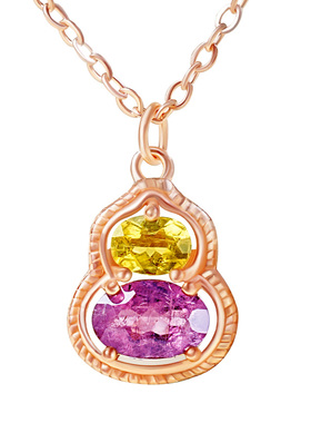 宫里上新天然碧玺项链