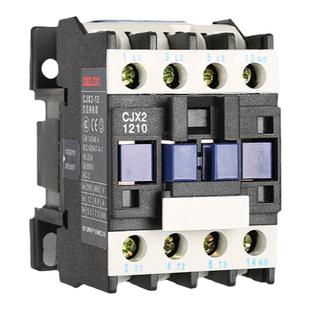 德力西交流接触器12a18A CJX2-1210 1810 2510 3210 线圈220v380v