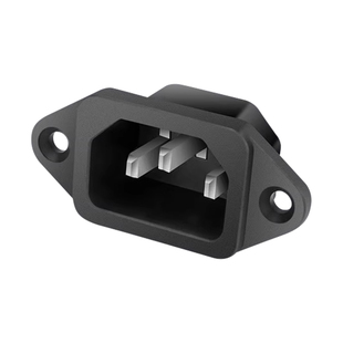 品字电源插座15A250V三芯三脚公母插头加厚机箱机柜电锅插座充电