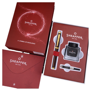 sheaffer/犀飞利100墨水笔高档商务办公礼盒男女士成人练字签字笔送领导老师生日礼物高颜值钢笔精致礼盒套装