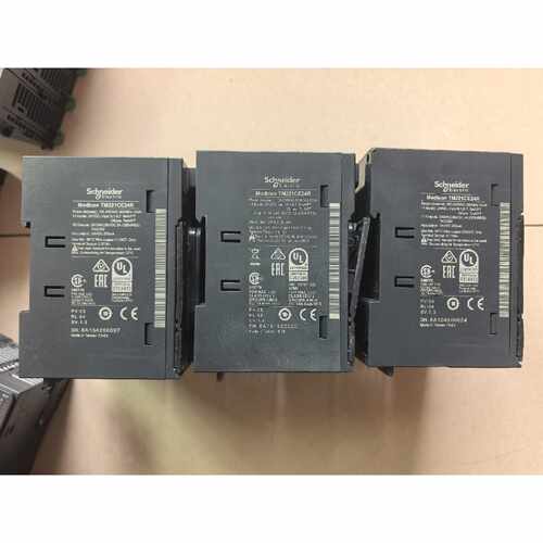 议价施耐德PLC主机TM221CE24R拆机件14输入10输维修