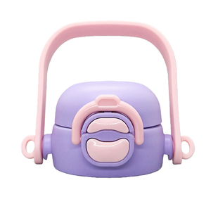 小马宝莉儿童保温杯杯盖双饮盖子配件吸嘴吸管防漏吸管配件带提手