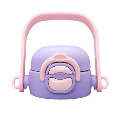 小马宝莉儿童保温杯杯盖双饮盖子配件吸嘴吸管防漏吸管配件带提手