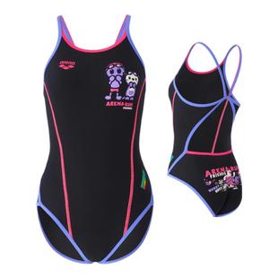 arena阿瑞娜女健身抗氯高胯连体无袖三角泳衣游泳馆专用