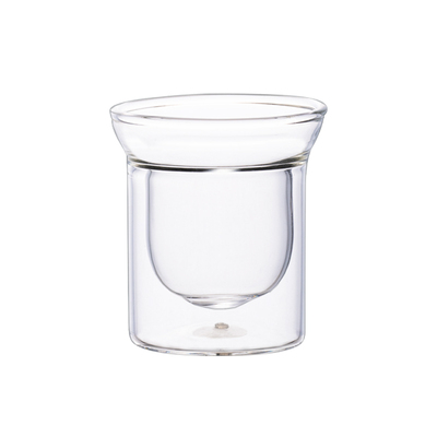 巢牧意式浓缩咖啡杯双层玻璃杯