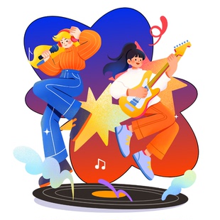 插画设计原创手绘包装文创商业海报国潮卡通人物设计代画定制绘本