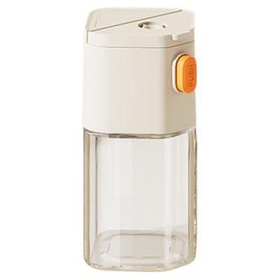 茶花定量盐罐控量撒盐调料罐家用厨房食品级撒料瓶密封防潮控盐瓶