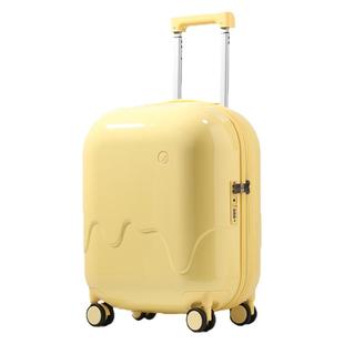 2026新款雪糕行李箱女20寸登机箱24寸拉杆箱海关锁儿童学生旅行箱