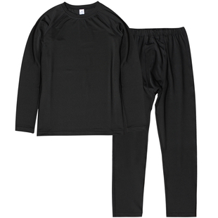 胖童男童体能训练服打底紧身衣中大童儿童速干运动套装男孩春秋款