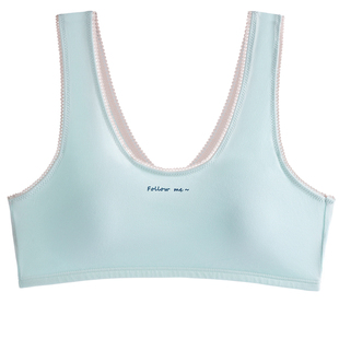 A＆Bab内衣少女文胸薄款无钢圈弹力运动透气发育期小背心C456