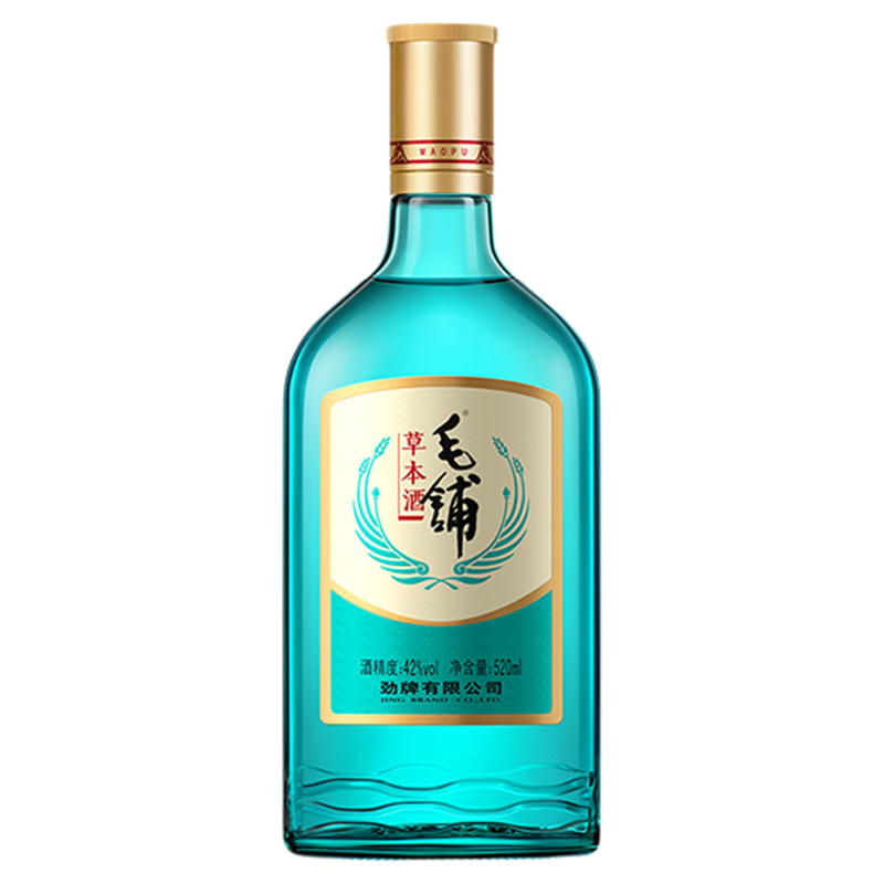 毛铺酒官方旗舰店42度520ml草本酒绿荞口粮小瓶酒苦荞酒白酒基酒