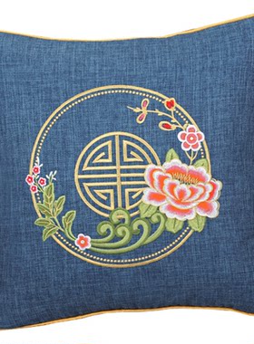 艺必旭新中式椅垫可定制
