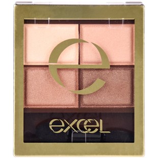 现货日本SANA EXCEl眼影盘闪粉亮片大地色珠光四色裸妆 SR03 cx08