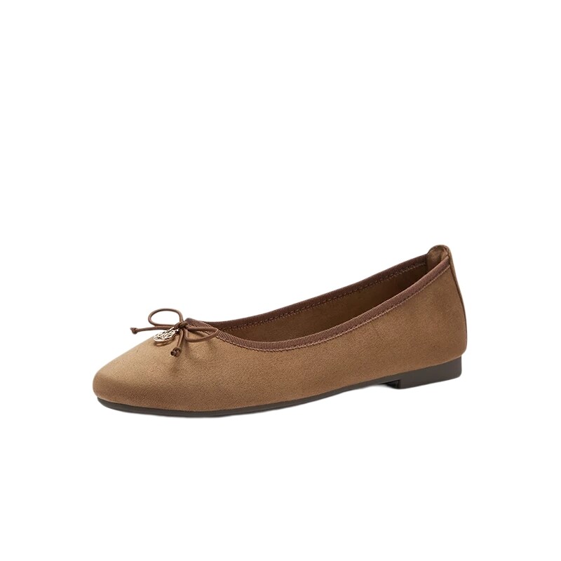 热风2026年新款平底单鞋女款