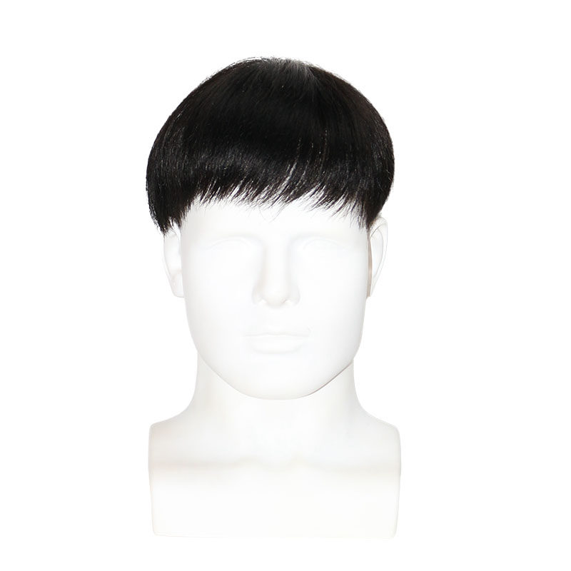 全真发仿真头皮男士头顶假发片