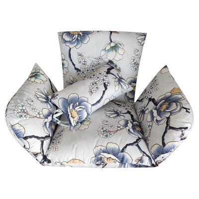 绒布单人摇篮换洗吊椅一体坐垫