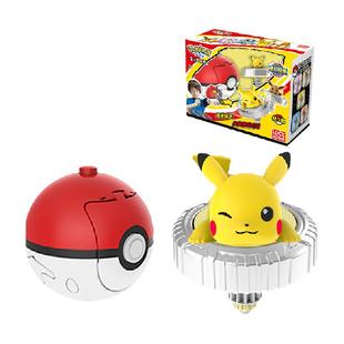 灵动创想宝可梦魔幻陀螺玩具儿童节礼物皮卡丘精灵球旋转战斗战罗