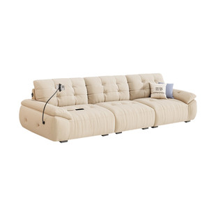 政府补贴雪尼尔布艺沙发可拆洗客厅小户型法式奶油风太空云朵沙发