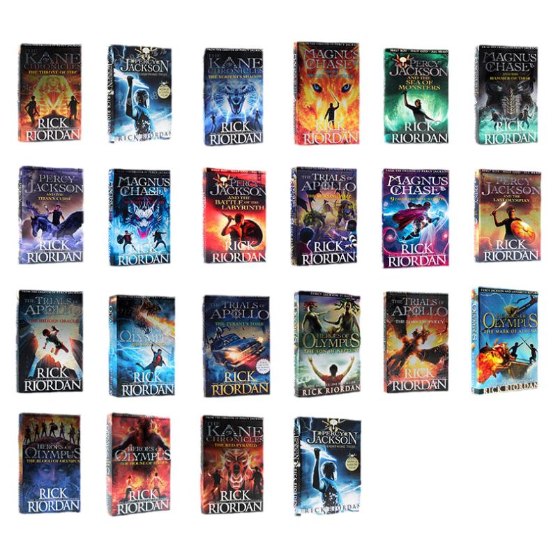波西杰克逊系列 Percy Jackson 波西杰克逊英文原版小说神火之盗魔兽之海奥林匹斯英雄埃及守护神北欧神话阿波罗的审判系列