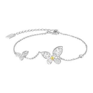 【新品】周大生*DC鸢尾花手链纯银925巴洛克珍珠手饰女生生日礼物