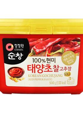 韩国进口清净园辣椒酱韩式辣酱