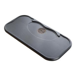 天然乌金石茶盘单盘家用简约现代客厅轻奢石盘石头茶海石茶台盘