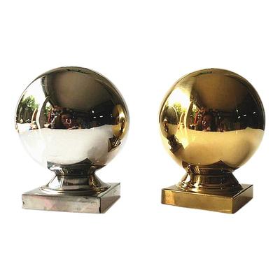 304不锈钢连体圆球方管圆球座楼