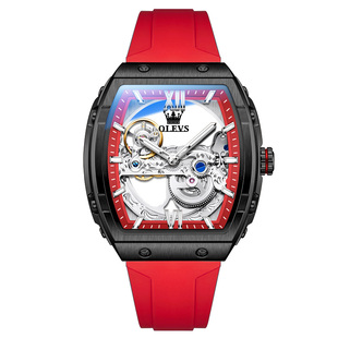 男士手表全自动机械表酒桶形男款防水夜光腕表生日礼物送男友老公