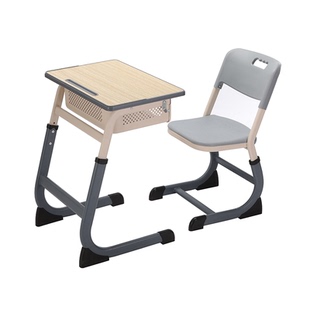 双人学生课桌椅学校中小学补习培训班辅导班课桌凳可升降儿童学习