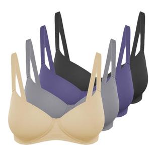 香港设计廊温代诗wonders柔软立体3/4杯宽肩带运动胸围