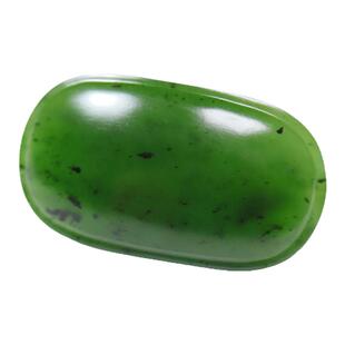 玉奕玉雕工作室9.5克新疆和田玉籽料碧玉苏工素面无事牌手牌玉牌