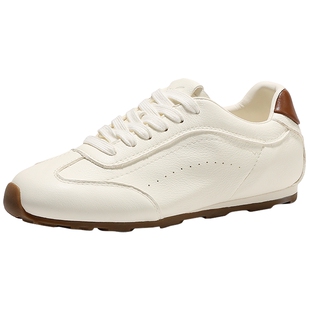 森达内增高德训鞋女2026春季新款小白鞋休闲厚底板鞋超好看阿甘鞋