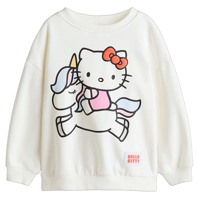 【三丽鸥系列】HM童装女童卫衣Hello Kitty儿童甜酷少女风1267711