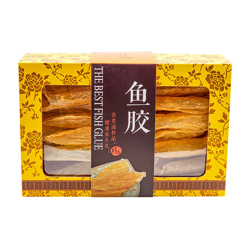 香港正品中号黄花鱼胶 孕妇滋补干货楼上花胶筒深海野生鱼肚礼盒