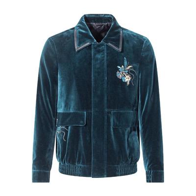 ANDREW MACKENZIE男士 秋冬款休闲舒适厚款宽松翻领夹克外套上衣