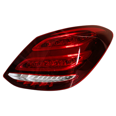 适用于奔驰c级尾灯双层镀晶