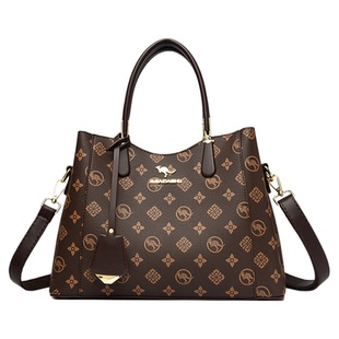 袋鼠真皮女包手提包大容量包包女士2025新款单肩包大包斜挎包百搭