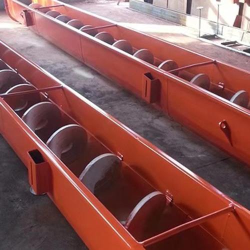 U螺旋输送机干粉干沙水泥搅拌提升机煤灰无轴管式蛟龙上料机