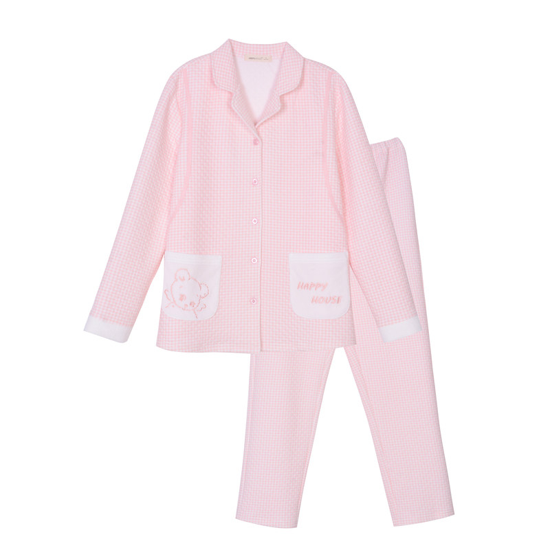 快乐屋格格印花孕妇家居服套装