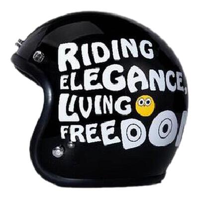 OOHAMA复古盔机车3/4踏板车头盔