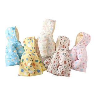 小数点儿童保暖加绒棉衣男童加厚新款外套棉袄女宝宝连帽棉服上衣