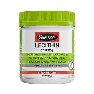 Swisse斯维诗大豆卵磷脂胶囊益于健康清净身体呵护肝脏成人中老年