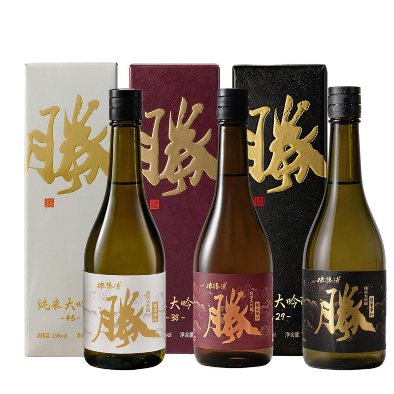 德胜清硬核清势力纯米大吟酿45+38+29 720ml礼盒装15度 高端清酒