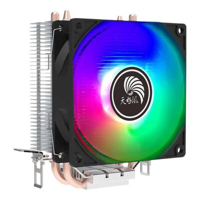 天极风麒麟6热管CPU散热器inlet LGA1700 1155 AMD全平台静音风扇