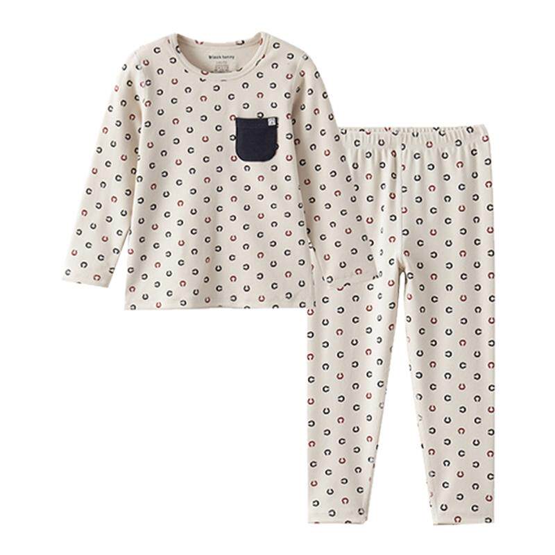 小黑托昵儿童居家服保暖内衣秋衣