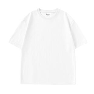 班尼路重磅纯棉t恤男短袖春夏季新款纯色百搭打底衫男士简约半袖A