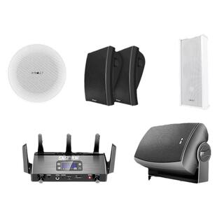 先科D1店铺音响专用蓝牙吸顶吊顶式商用台球会议无线壁挂音箱喇叭